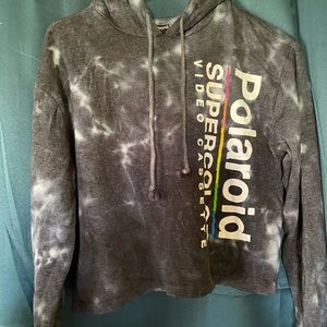 Polaroid crop sweatshirt